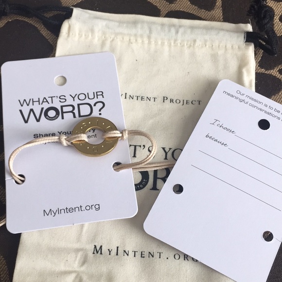 F.R.I.E.N.D.S. Gold charm on cream cord bracelet - Picture 3 of 3